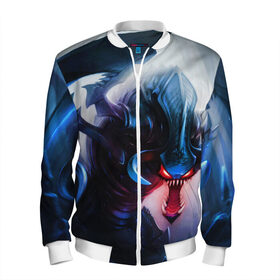 Мужской бомбер 3D с принтом League Of Legends Cho`Gath в Ухте, 100% полиэстер | застегивается на молнию, по бокам два кармана без застежек, по низу бомбера и на воротнике - эластичная резинка | chogath | league of legends | lol