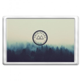 Магнит 45*70 с принтом Twin Peaks в Ухте, Пластик | Размер: 78*52 мм; Размер печати: 70*45 | Тематика изображения на принте: twin peaks твин пикс | годнота | девид линч | лес | лора палмер | сова | туман