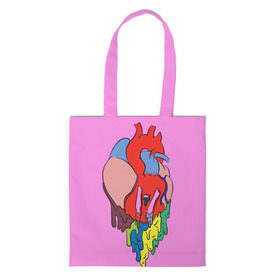 Сумка 3D повседневная с принтом Heart в Ухте, 100% полиэстер | Плотность: 200 г/м2; Размер: 34×35 см; Высота лямок: 30 см | 21 pilots | twenty one pilots