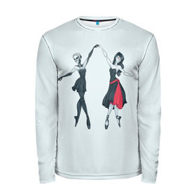 Мужской лонгслив 3D с принтом Ballerinas TWP в Ухте, 100% полиэстер | длинные рукава, круглый вырез горловины, полуприлегающий силуэт | 21 pilots | twenty one pilots