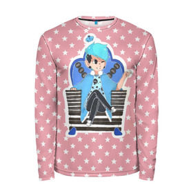 Мужской лонгслив 3D с принтом King of oreo в Ухте, 100% полиэстер | длинные рукава, круглый вырез горловины, полуприлегающий силуэт | 21 pilots | twenty one pilots