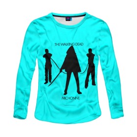 Женский лонгслив 3D Мишонн: в Ухте, 100% полиэстер | длинные рукава, круглый вырез горловины, полуприлегающий силуэт | 3d | michonne | the walking dead | walking dead | арт | зомби | картинка | кровь | ладонь | мишонн | надпись | прикольные | рисунок | сериал | ходячие мертвецы | яркие