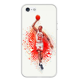 Чехол для iPhone 5/5S матовый Michael Jordan: в Ухте, Силикон | Область печати: задняя сторона чехла, без боковых панелей | bulls | chicago | chicago bulls | michael jordan | nba | sport | арт | баскетбол | другие | знаменитость | игра | легенда | майкл джордан | прикольные | спорт | цветные | чикаго буллз | яркие