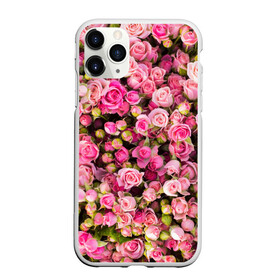 Чехол для iPhone 11 Pro Max матовый Розовый рай: в Ухте, Силикон | | бутон | лепестки | роза | розовый | розочка | цветок | цветы