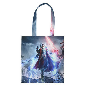 Сумка 3D повседневная с принтом Warhammer 40,000 в Ухте, 100% полиэстер | Плотность: 200 г/м2; Размер: 34×35 см; Высота лямок: 30 см | 40к | dawn | war | warhammer | wh40k