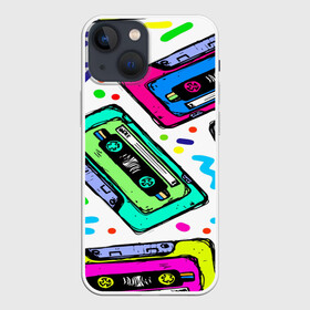 Чехол для iPhone 13 mini с принтом Кассеты в Ухте,  |  | 90 | retro | аудио | кассета | ретро