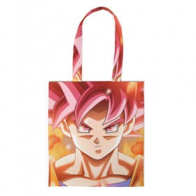 Сумка 3D повседневная с принтом Dragon ball super goku в Ухте, 100% полиэстер | Плотность: 200 г/м2; Размер: 34×35 см; Высота лямок: 30 см | dragon ball | super goku