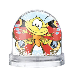 Водяной шар Бабочка: в Ухте, Пластик | Изображение внутри шара печатается на глянцевой фотобумаге с двух сторон | бабочка | лето | мотылек