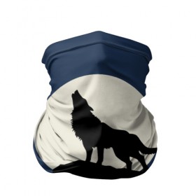 Бандана-труба 3D Вой на луну: в Ухте, 100% полиэстер, ткань с особыми свойствами — Activecool | плотность 150‒180 г/м2; хорошо тянется, но сохраняет форму | волк | зверь | силуэт