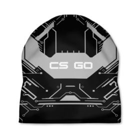 Шапка 3D с принтом CS GO:Black collection в Ухте, 100% полиэстер | универсальный размер, печать по всей поверхности изделия | 3d | awp | counter strike | game | skin | system lock black | авп | игры | прикольные | скин