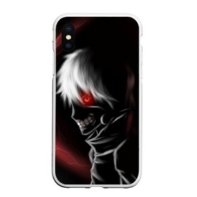 Чехол для iPhone XS Max матовый с принтом Гуль в Ухте, Силикон | Область печати: задняя сторона чехла, без боковых панелей | anime | ghoul | tokyo | tokyo ghoul | гуль | канеки