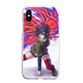 Чехол для iPhone XS Max матовый с принтом Токийский Гуль в Ухте, Силикон | Область печати: задняя сторона чехла, без боковых панелей | anime | ghoul | tokyo | tokyo ghoul | гуль