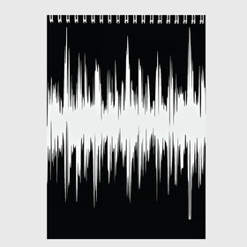 Скетчбук с принтом Soundwave в Ухте, 100% бумага
 | 48 листов, плотность листов — 100 г/м2, плотность картонной обложки — 250 г/м2. Листы скреплены сверху удобной пружинной спиралью | color | colour | glim | glow | light | lights | shine | society | world | блеск | великолепие | глянец | лоск | свет | сияние | солнечный свет