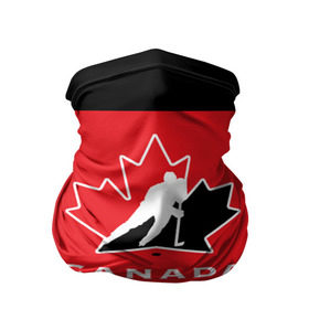 Бандана-труба 3D с принтом TEAM CANADA в Ухте, 100% полиэстер, ткань с особыми свойствами — Activecool | плотность 150‒180 г/м2; хорошо тянется, но сохраняет форму | 2017 | canada | hochey | team | teamcanada | канада | мира | россия | хоккей | чемпионат | чм2017