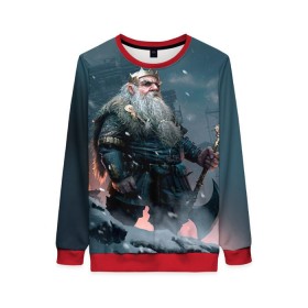 Женский свитшот 3D с принтом Witcher gwent 7 в Ухте, 100% полиэстер с мягким внутренним слоем | круглый вырез горловины, мягкая резинка на манжетах и поясе, свободная посадка по фигуре | gwent | witcher | ведьмак | гвинт | геральт | гном | краснолюд