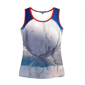 Женская майка 3D с принтом Destiny 3 в Ухте, 100% полиэстер | круглая горловина, прямой силуэт, длина до линии бедра | destiny | дестени | дэстэни | космос