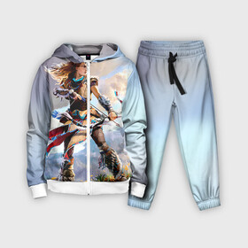 Детский костюм 3D с принтом HZD 4 в Ухте,  |  | dawn | horizon | zero | роботы