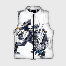 Женский жилет утепленный 3D с принтом HZD 5 в Ухте,  |  | Тематика изображения на принте: dawn | horizon | zero | робот