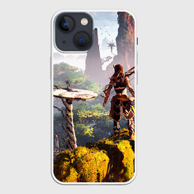 Чехол для iPhone 13 mini с принтом HZD 6 в Ухте,  |  | Тематика изображения на принте: dawn | horizon | zero | робот