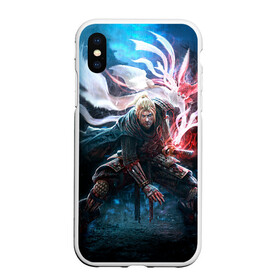 Чехол для iPhone XS Max матовый с принтом Ni-Oh 7 в Ухте, Силикон | Область печати: задняя сторона чехла, без боковых панелей | ni oh | nioh | демон