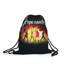 Рюкзак-мешок 3D с принтом Paparoach 6 в Ухте, 100% полиэстер | плотность ткани — 200 г/м2, размер — 35 х 45 см; лямки — толстые шнурки, застежка на шнуровке, без карманов и подкладки | papa | papa roach | roach | альтернативный | группа | джекоби шэддикс | джерри хортон | метал | ню | нюметал | палермо | папа | папароач | папароч | роач | рок | роч | рэп | хард | хардрок | эсперанс