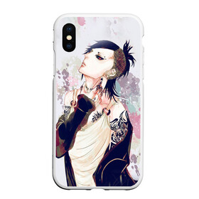 Чехол для iPhone XS Max матовый с принтом Ута в Ухте, Силикон | Область печати: задняя сторона чехла, без боковых панелей | anime | ghoul | tokyo | tokyo ghoul | uta | гуль