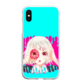 Чехол для iPhone XS Max матовый с принтом Tokyo Ghoul в Ухте, Силикон | Область печати: задняя сторона чехла, без боковых панелей | anime | ghoul | tokyo | tokyo ghoul | гуль