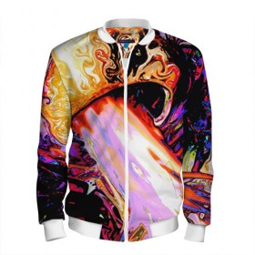 Мужской бомбер 3D Грибочек: в Ухте, 100% полиэстер | застегивается на молнию, по бокам два кармана без застежек, по низу бомбера и на воротнике - эластичная резинка |  абстракция | гриб | психодел