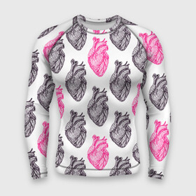 Мужской рашгард 3D с принтом Сердца 1 в Ухте,  |  | doctor | врач | доктор | медик | медицина | орган | органы | сердца | сердце