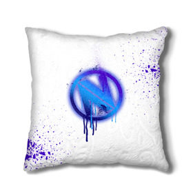 Подушка 3D с принтом cs:go - EnVyUs (White collection) в Ухте, наволочка – 100% полиэстер, наполнитель – холлофайбер (легкий наполнитель, не вызывает аллергию). | состоит из подушки и наволочки. Наволочка на молнии, легко снимается для стирки | 0x000000123 | cs go | envyus | white | кс го | энви