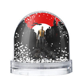 Снежный шар с принтом Wolfenstein 2: The New Colossu в Ухте, Пластик | Изображение внутри шара печатается на глянцевой фотобумаге с двух сторон | wolfenstein | война | вольфенштайн