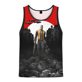 Мужская майка 3D Wolfenstein 2: The New Colossu: в Ухте, 100% полиэстер | круглая горловина, приталенный силуэт, длина до линии бедра. Пройма и горловина окантованы тонкой бейкой | wolfenstein | война | вольфенштайн