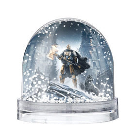 Водяной шар с принтом Rise of Iron в Ухте, Пластик | Изображение внутри шара печатается на глянцевой фотобумаге с двух сторон | destiny | destiny 2 | дестени | космос