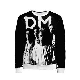 Детский свитшот 3D с принтом Depeche mode в Ухте, 100% полиэстер | свободная посадка, прямой крой, мягкая тканевая резинка на рукавах и понизу свитшота | альтернативный рок | вестник моды | винс кларк | депеш мод | депешмод | дэйв гаан | индастриал рок | мартин гор | синти поп | электроник рок | энди флетчер