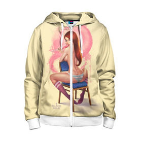 Детская толстовка 3D на молнии с принтом Pin Up Pop Art Girl в Ухте, 100% полиэстер |  манжеты и пояс оформлены широкой мягкой резинкой, двухслойный капюшон со шнурком для регулировки, спереди карманы и застежка-молния
 | Тематика изображения на принте: comics | girl | lollipop | pin up | pop art | арт | девочка | дизайн | конфетка | лолита | милая | мода | пафос | поп арт | сосательная | стиль | чупа чупс