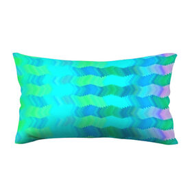 Подушка 3D антистресс с принтом Размытые полосы в Ухте, наволочка — 100% полиэстер, наполнитель — вспененный полистирол | состоит из подушки и наволочки на молнии | 3d | линии | отблески | размытие | узоры