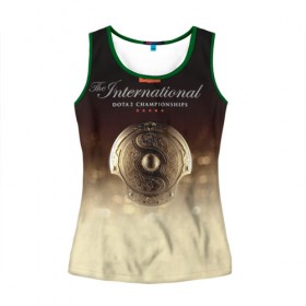 Женская майка 3D с принтом Dota 2_7 в Ухте, 100% полиэстер | круглая горловина, прямой силуэт, длина до линии бедра | dota | dota 2 | international | the international | дота | дотка