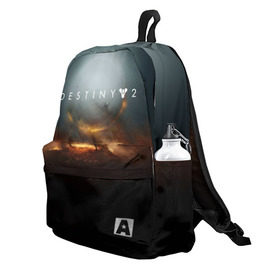 Рюкзак 3D Destiny 2: в Ухте, 100% полиэстер | лямки с регулируемой длиной, сверху петелька, чтобы рюкзак можно было повесить на вешалку. Основное отделение закрывается на молнию, как и внешний карман. Внутри два дополнительных кармана, один из которых закрывается на молнию. По бокам два дополнительных кармашка | destiny | destiny 2 | space | дестени | космос