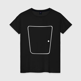 Женская футболка хлопок Bender: в Ухте, 100% хлопок | прямой крой, круглый вырез горловины, длина до линии бедер, слегка спущенное плечо | bender | futurama | rick and morty | бендер | зойдберг | космос | рик и морти | футурама