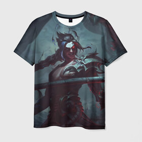 Мужская футболка 3D с принтом Metal в Ухте, 100% полиэфир | прямой крой, круглый вырез горловины, длина до линии бедер | league of legends | лига легенд