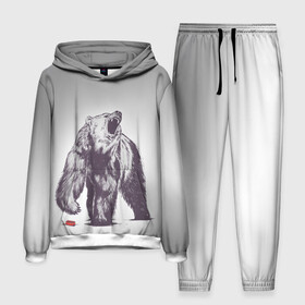 Мужской костюм 3D (с толстовкой) Медведь наступил на лего: в Ухте,  |  | зверь | косолапый | лего | медведь | мишка | рев