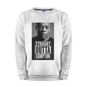 Мужской свитшот хлопок с принтом Dr. Dre в Ухте, 100% хлопок |  | Тематика изображения на принте: 