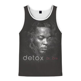 Мужская майка 3D с принтом Dr.Dre в Ухте, 100% полиэстер | круглая горловина, приталенный силуэт, длина до линии бедра. Пройма и горловина окантованы тонкой бейкой | Тематика изображения на принте: 