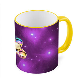 Кружка 3D Космический спиннер: в Ухте, керамика | ёмкость 330 мл |