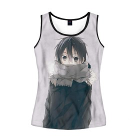 Женская майка 3D с принтом Winter в Ухте, 100% полиэстер | круглая горловина, прямой силуэт, длина до линии бедра | anime | sword art online | аниме | мастера меча онлайн