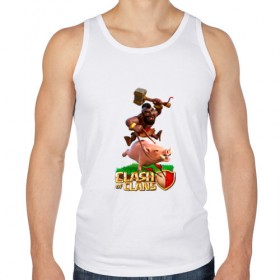 Мужская майка хлопок с принтом Clash of Clans 9 в Ухте, 100% хлопок |  | clash of clans | игры | клэш оф кланс