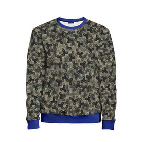 Детский свитшот 3D Камуфляж со спиннерами: в Ухте, 100% полиэстер | свободная посадка, прямой крой, мягкая тканевая резинка на рукавах и понизу свитшота |