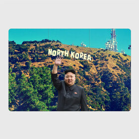 Магнитный плакат 3Х2 с принтом NORTH KOREA в Ухте, Полимерный материал с магнитным слоем | 6 деталей размером 9*9 см | hollywood | kim jong un | north korea | ким чен ын | северная корея