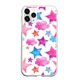 Чехол для iPhone 11 Pro матовый с принтом Звезда в Ухте, Силикон |  | графика | облако | рисунок