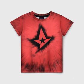 Детская футболка 3D с принтом Team Astralis в Ухте, 100% гипоаллергенный полиэфир | прямой крой, круглый вырез горловины, длина до линии бедер, чуть спущенное плечо, ткань немного тянется | astralis | csgo | dota | dota 2 | team astralis | астралис | дота | киберспорт | кс | ксго